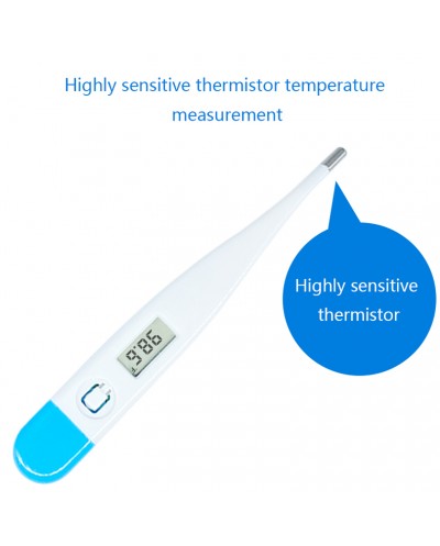 Thermomètre Rectal et Bucal Embout Flexible avec lecture digitale